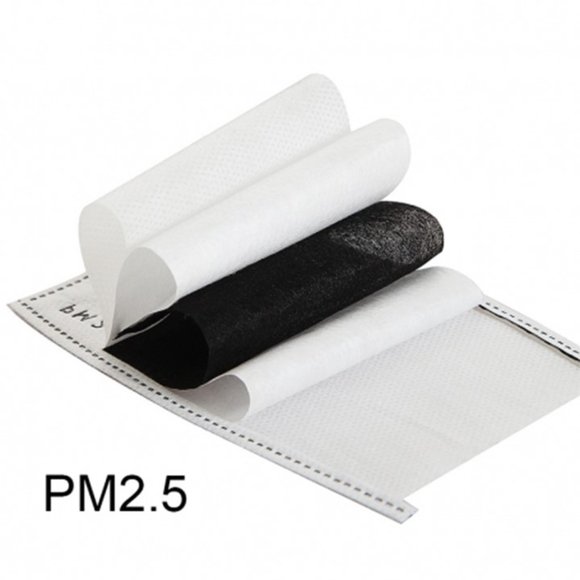 PM2.5 Activated Carbon Replacement Mask Filters - Picture 3 of 9